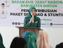 Hafizha Distribusikan Paket Sembako Dhuafa dan Stunting di Tanjung Uban Timur