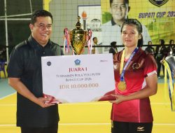 Turnamen Bola Voli Bupati Cup 2026, Polres Bintan dan Megat 707 Kembali Duduk di Peringkat Teratas